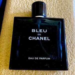 Bleu de Chanel rau de parfum pour homme empty bottle and box